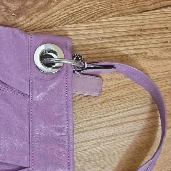 Coach Pink Leather Bag - Picture 12 of 13